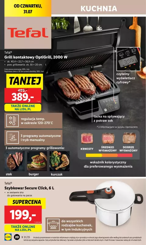 Lidl - gazetka promocyjna Katalog od poniedziałku 28.07 do soboty 02.08 - strona 20