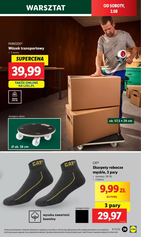 Lidl - gazetka promocyjna Katalog od poniedziałku 28.07 do soboty 02.08 - strona 43