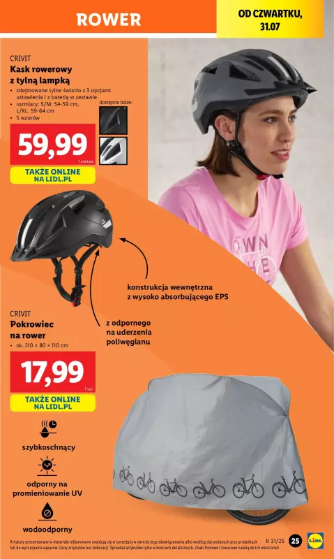 Lidl - gazetka promocyjna Katalog od poniedziałku 28.07 do soboty 02.08 - strona 25