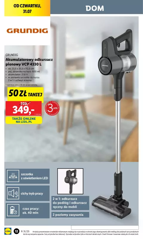 Lidl - gazetka promocyjna Katalog od poniedziałku 28.07 do soboty 02.08 - strona 12