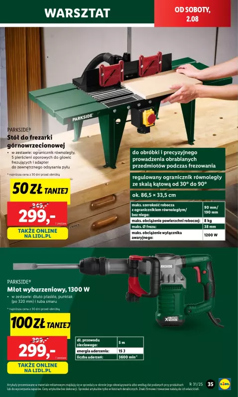 Lidl - gazetka promocyjna Katalog od poniedziałku 28.07 do soboty 02.08 - strona 39