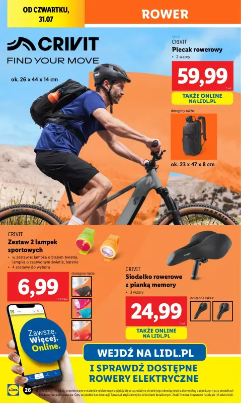 Lidl - gazetka promocyjna Katalog od poniedziałku 28.07 do soboty 02.08 - strona 26