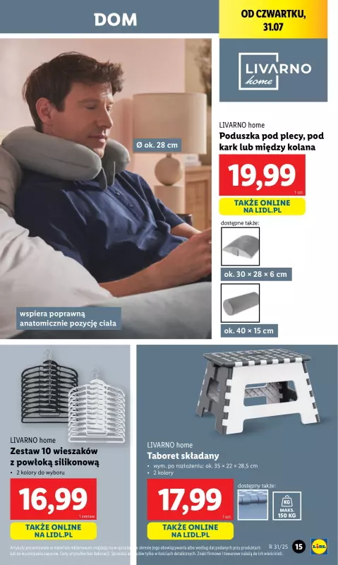 Lidl - gazetka promocyjna Katalog od poniedziałku 28.07 do soboty 02.08 - strona 15