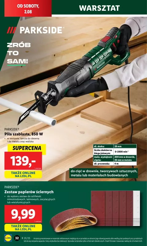 Lidl - gazetka promocyjna Katalog od poniedziałku 28.07 do soboty 02.08 - strona 36