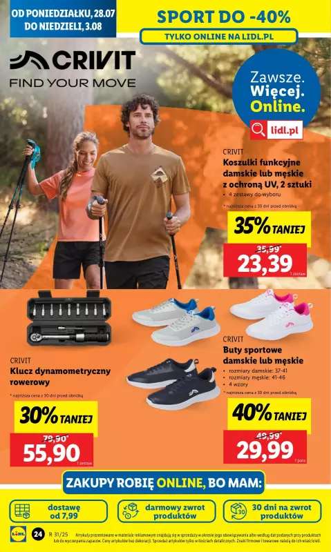Lidl - gazetka promocyjna Katalog od poniedziałku 28.07 do soboty 02.08 - strona 28