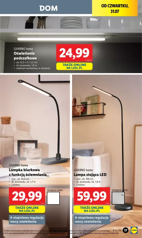 Lidl - gazetka promocyjna Katalog od poniedziałku 28.07 do soboty 02.08 - strona 17
