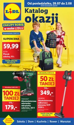 Lidl - gazetka promocyjna Katalog od poniedziałku 28.07 do soboty 02.08