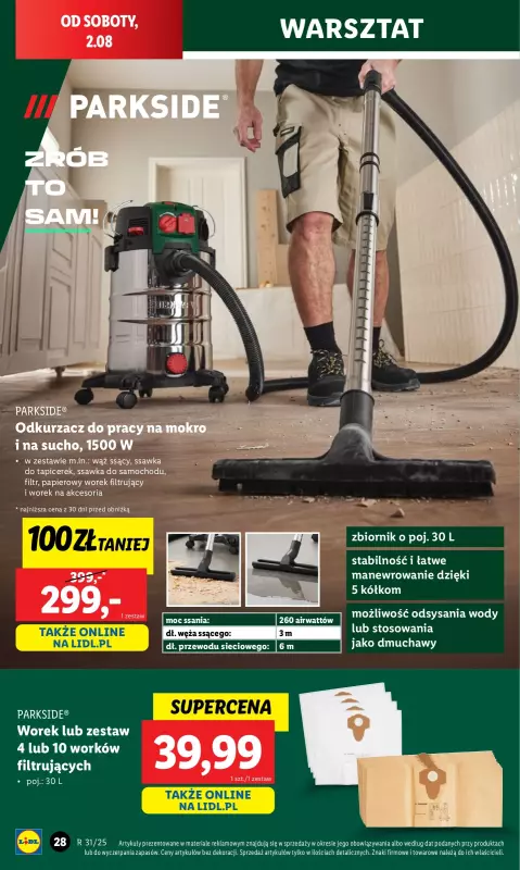 Lidl - gazetka promocyjna Katalog od poniedziałku 28.07 do soboty 02.08 - strona 32