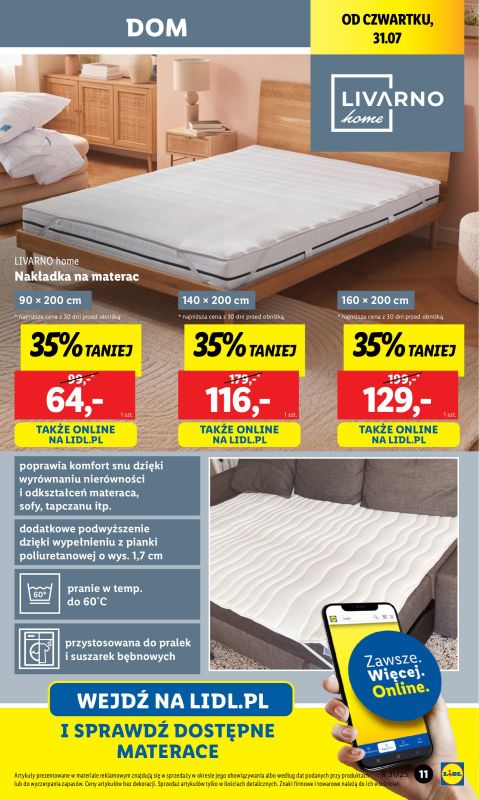 Lidl - gazetka promocyjna Katalog od poniedziałku 28.07 do soboty 02.08 - strona 11