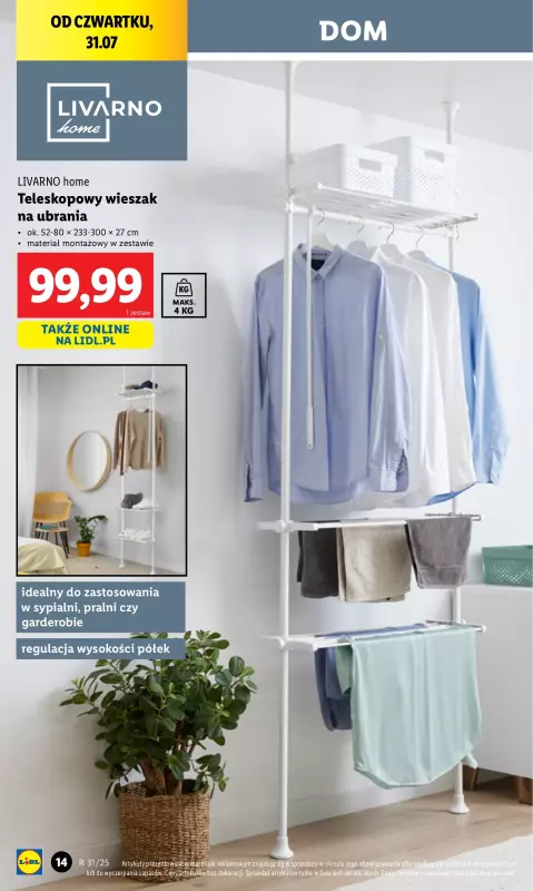 Lidl - gazetka promocyjna Katalog od poniedziałku 28.07 do soboty 02.08 - strona 14