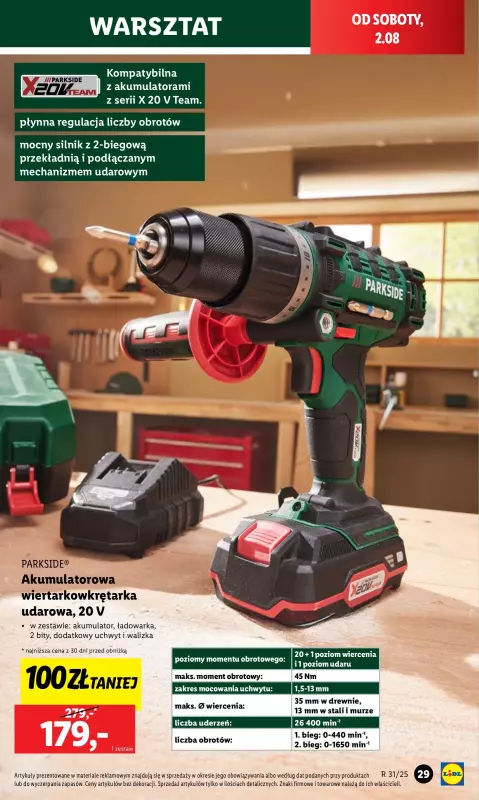 Lidl - gazetka promocyjna Katalog od poniedziałku 28.07 do soboty 02.08 - strona 33