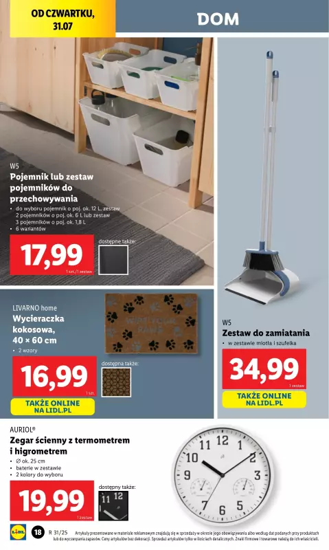 Lidl - gazetka promocyjna Katalog od poniedziałku 28.07 do soboty 02.08 - strona 18