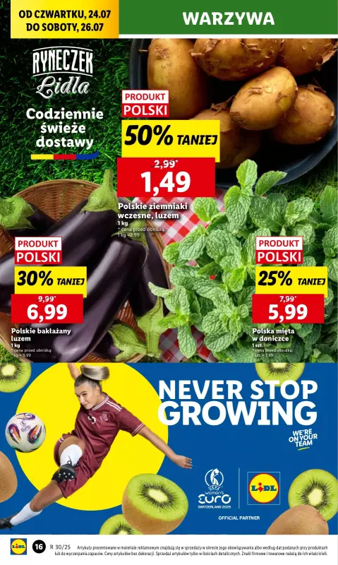 Lidl - gazetka promocyjna Oferta od czwartku od czwartku 24.07 do soboty 26.07 - strona 20