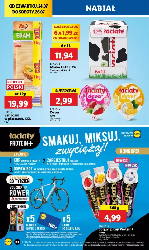 Lidl - gazetka promocyjna Oferta od czwartku od czwartku 24.07 do soboty 26.07 - strona 30
