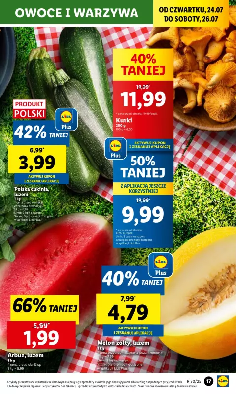 Lidl - gazetka promocyjna Oferta od czwartku od czwartku 24.07 do soboty 26.07 - strona 21