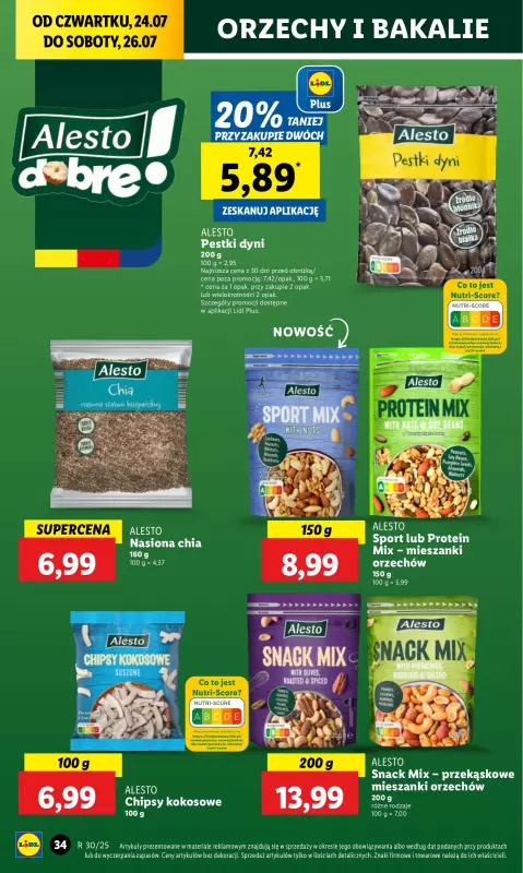 Lidl - gazetka promocyjna Oferta od czwartku od czwartku 24.07 do soboty 26.07 - strona 44