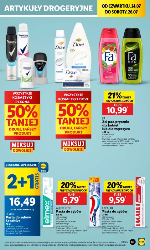 Lidl - gazetka promocyjna Oferta od czwartku od czwartku 24.07 do soboty 26.07 - strona 53