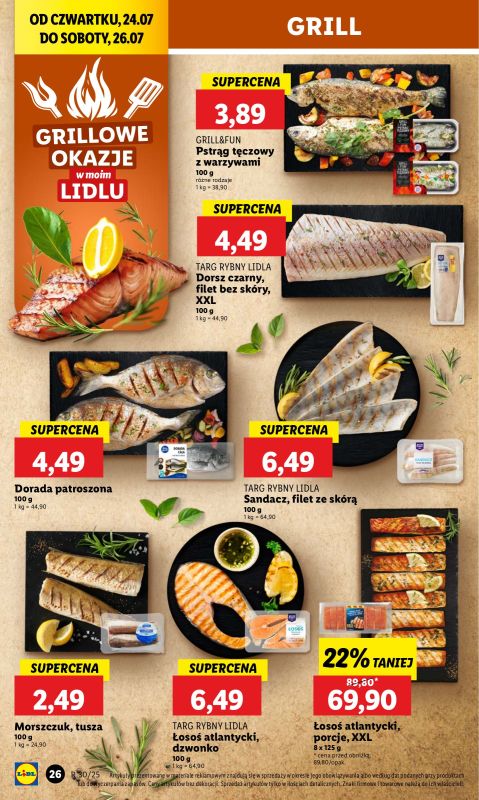 Lidl - gazetka promocyjna Oferta od czwartku od czwartku 24.07 do soboty 26.07 - strona 34