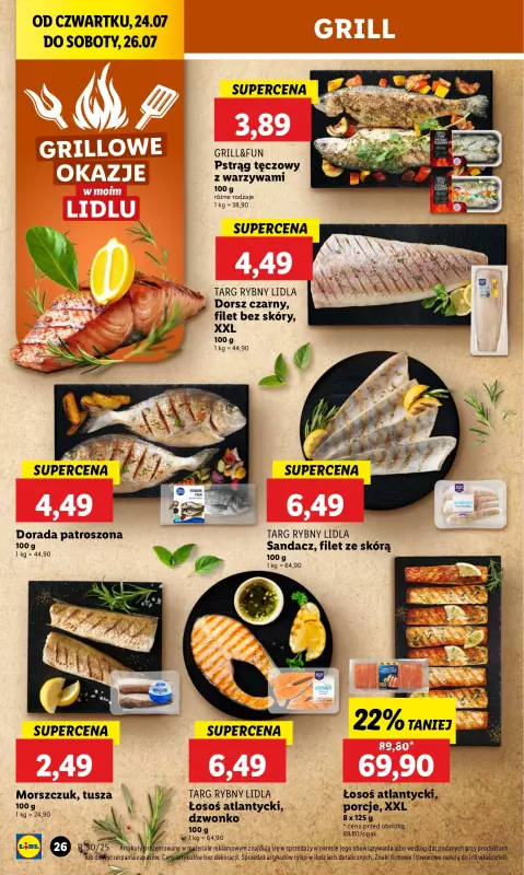 Lidl - gazetka promocyjna Oferta od czwartku od czwartku 24.07 do soboty 26.07 - strona 34