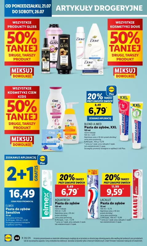 Lidl - gazetka promocyjna Oferta od poniedziałku od poniedziałku 21.07 do środy 23.07 - strona 56