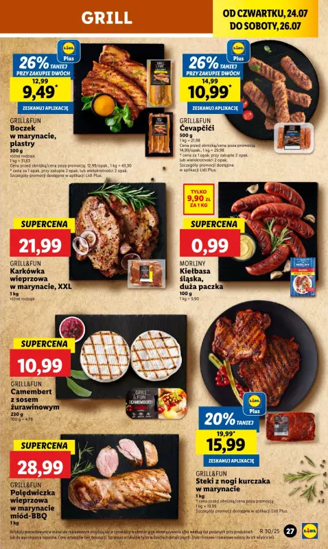 Lidl - gazetka promocyjna Oferta od czwartku od czwartku 24.07 do soboty 26.07 - strona 37