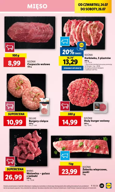 Lidl - gazetka promocyjna Oferta od czwartku od czwartku 24.07 do soboty 26.07 - strona 29