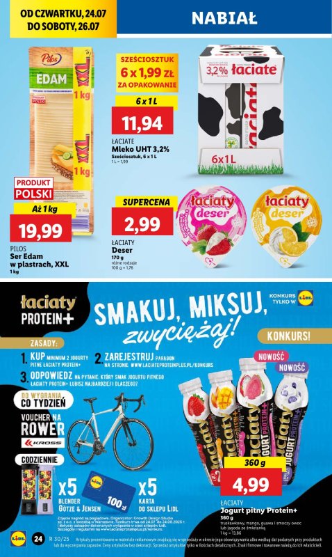 Lidl - gazetka promocyjna Oferta od czwartku od czwartku 24.07 do soboty 26.07 - strona 32