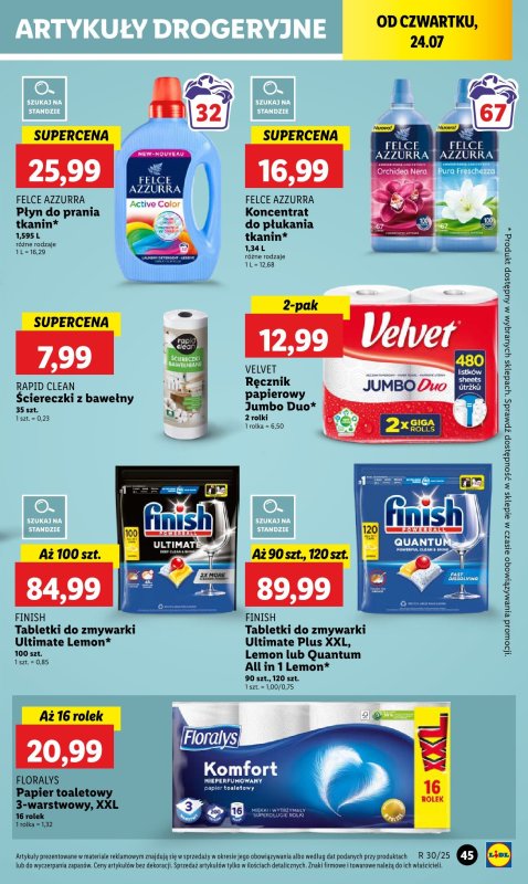 Lidl - gazetka promocyjna Oferta od czwartku od czwartku 24.07 do soboty 26.07 - strona 57