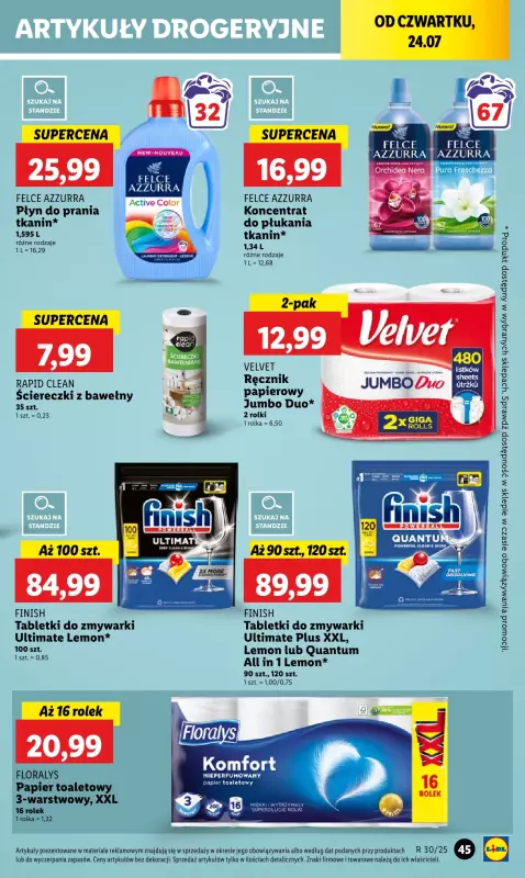 Lidl - gazetka promocyjna Oferta od czwartku od czwartku 24.07 do soboty 26.07 - strona 57