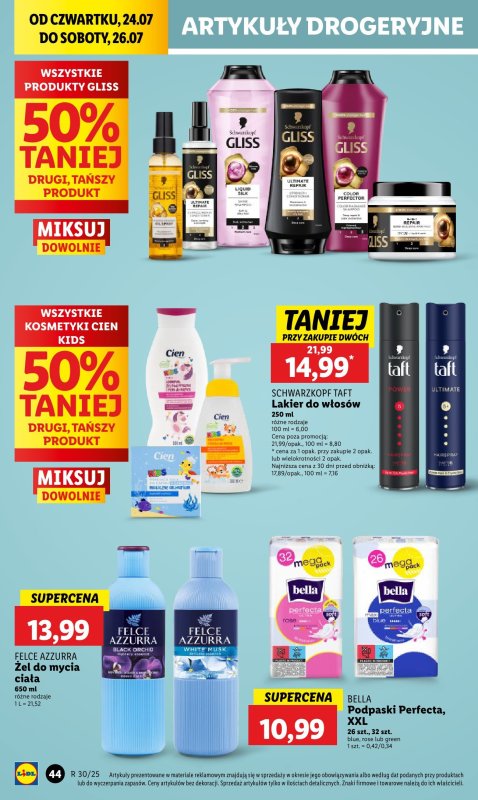 Lidl - gazetka promocyjna Oferta od czwartku od czwartku 24.07 do soboty 26.07 - strona 56