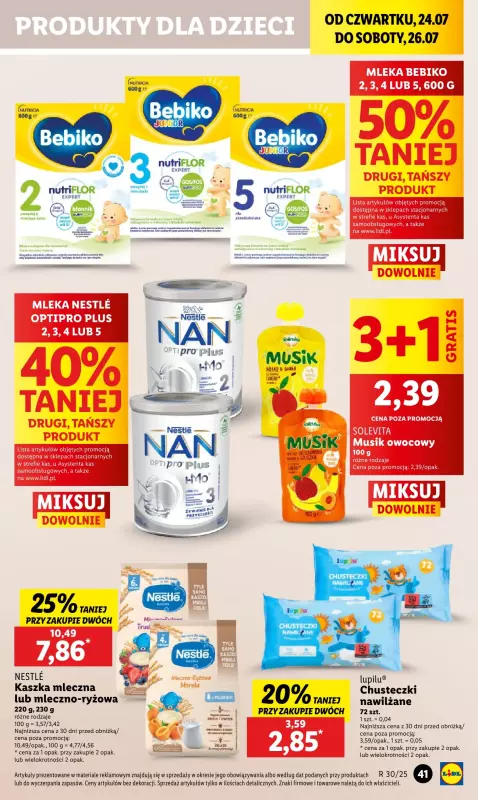 Lidl - gazetka promocyjna Oferta od czwartku od czwartku 24.07 do soboty 26.07 - strona 53
