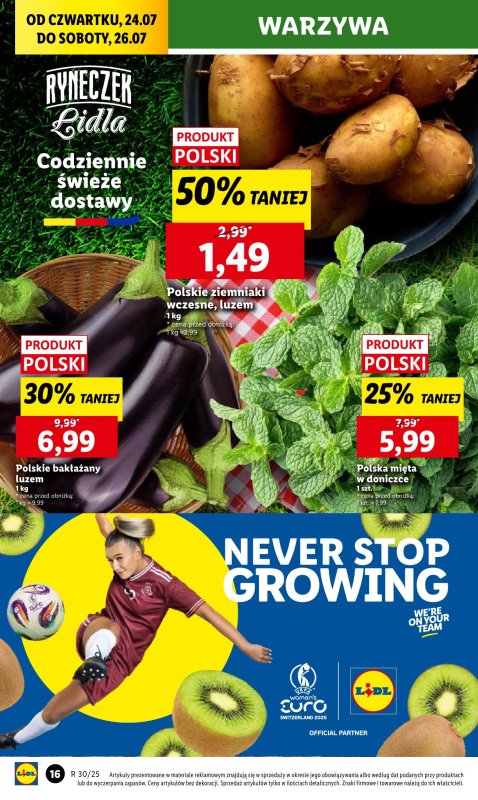 Lidl - gazetka promocyjna Oferta od czwartku od czwartku 24.07 do soboty 26.07 - strona 22