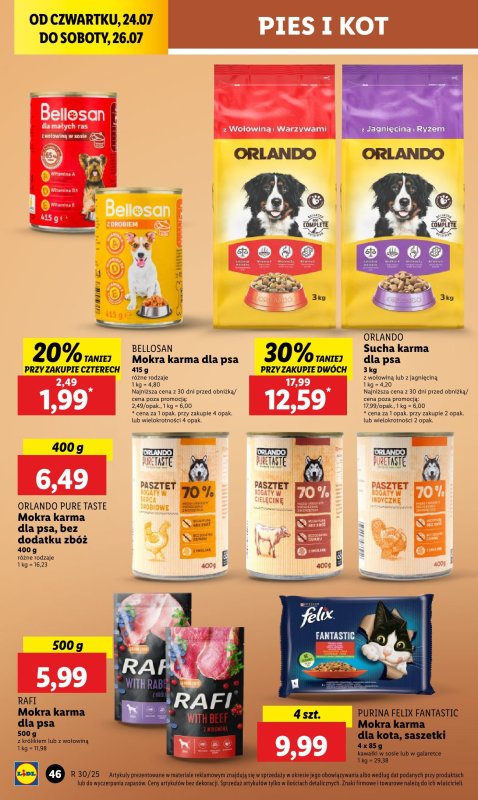 Lidl - gazetka promocyjna Oferta od czwartku od czwartku 24.07 do soboty 26.07 - strona 60