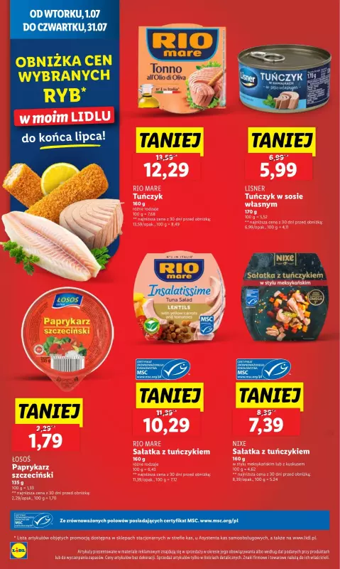 Lidl - gazetka promocyjna Oferta od poniedziałku od poniedziałku 28.07 do środy 30.07 - strona 20