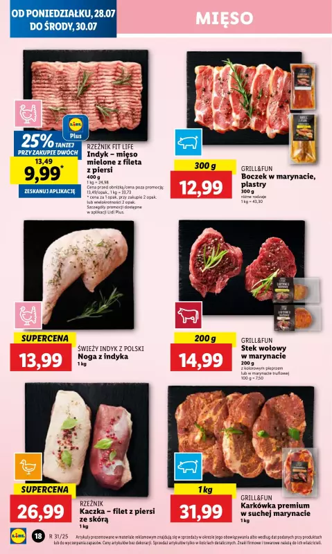 Lidl - gazetka promocyjna Oferta od poniedziałku od poniedziałku 28.07 do środy 30.07 - strona 22