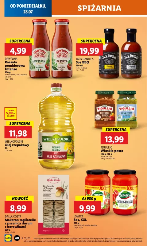 Lidl - gazetka promocyjna Oferta od poniedziałku od poniedziałku 28.07 do środy 30.07 - strona 48