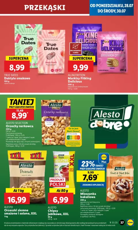 Lidl - gazetka promocyjna Oferta od poniedziałku od poniedziałku 28.07 do środy 30.07 - strona 45