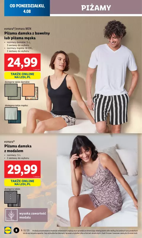 Lidl - gazetka promocyjna Katalog od poniedziałku 04.08 do niedzieli 10.08 - strona 8