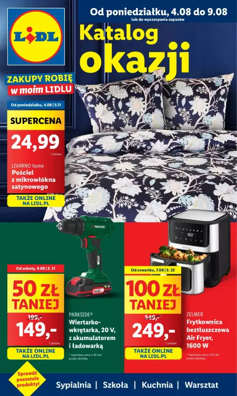 Lidl - gazetka promocyjna Katalog od poniedziałku 04.08 do niedzieli 10.08