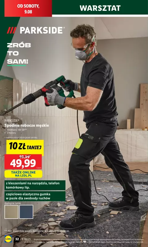 Lidl - gazetka promocyjna Katalog od poniedziałku 04.08 do niedzieli 10.08 - strona 36