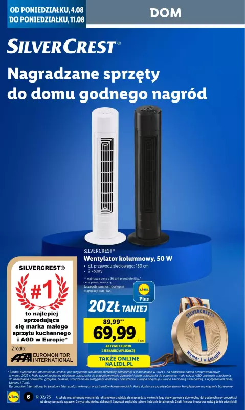 Lidl - gazetka promocyjna Katalog od poniedziałku 04.08 do niedzieli 10.08 - strona 6