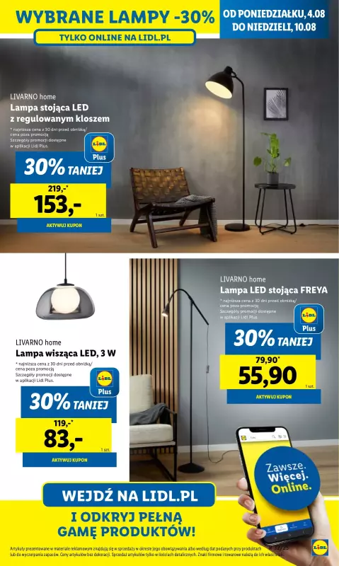 Lidl - gazetka promocyjna Katalog od poniedziałku 04.08 do niedzieli 10.08 - strona 23