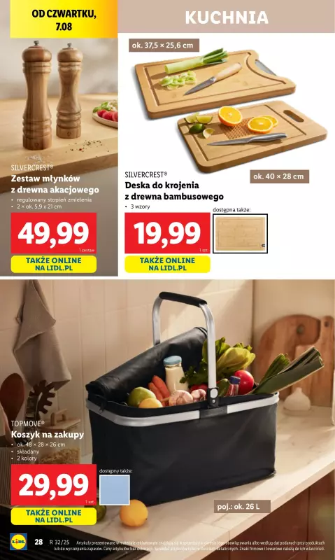 Lidl - gazetka promocyjna Katalog od poniedziałku 04.08 do niedzieli 10.08 - strona 32