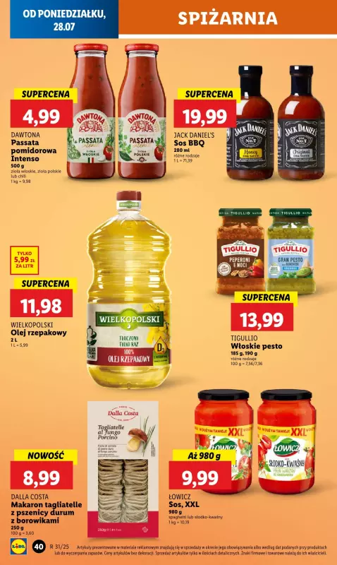 Lidl - gazetka promocyjna Oferta od poniedziałku od poniedziałku 28.07 do środy 30.07 - strona 50