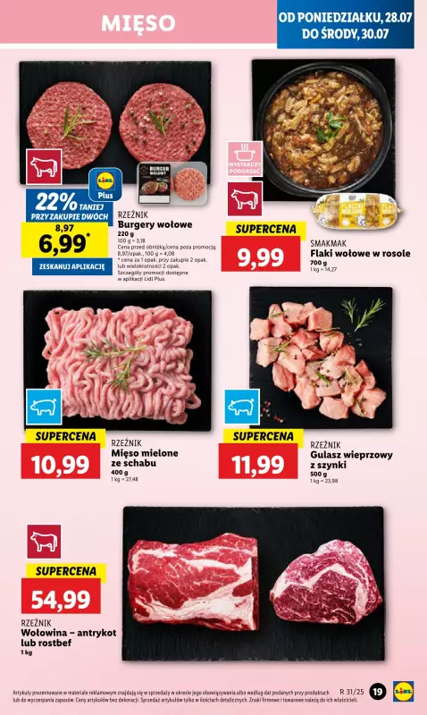 Lidl - gazetka promocyjna Oferta od poniedziałku od poniedziałku 28.07 do środy 30.07 - strona 23