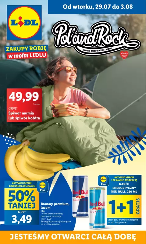 Lidl - gazetka promocyjna Katalog PolandRock od wtorku 29.07 do niedzieli 03.08