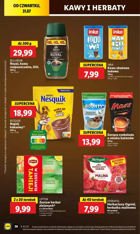 Lidl - gazetka promocyjna Oferta od czwartku od czwartku 31.07 do soboty 02.08 - strona 50