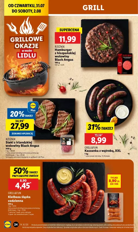 Lidl - gazetka promocyjna Oferta od czwartku od czwartku 31.07 do soboty 02.08 - strona 28