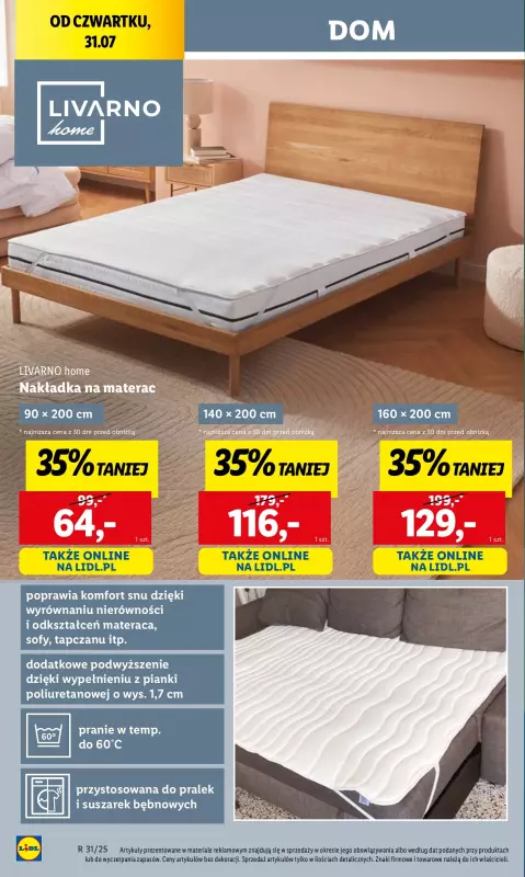 Lidl - gazetka promocyjna Oferta od czwartku od czwartku 31.07 do soboty 02.08 - strona 16