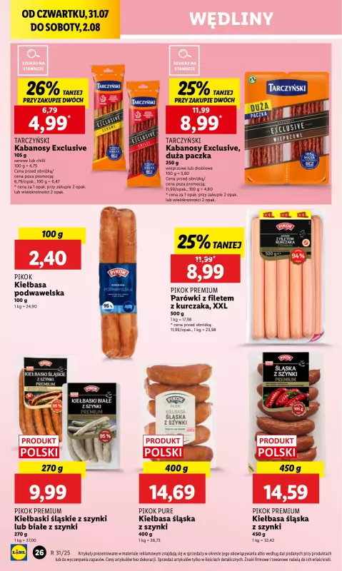 Lidl - gazetka promocyjna Oferta od czwartku od czwartku 31.07 do soboty 02.08 - strona 30